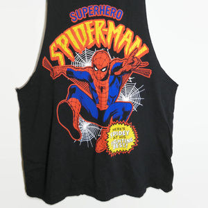 Marvel SpiderMan Sz M Braided Back Muscle Tee Tank
